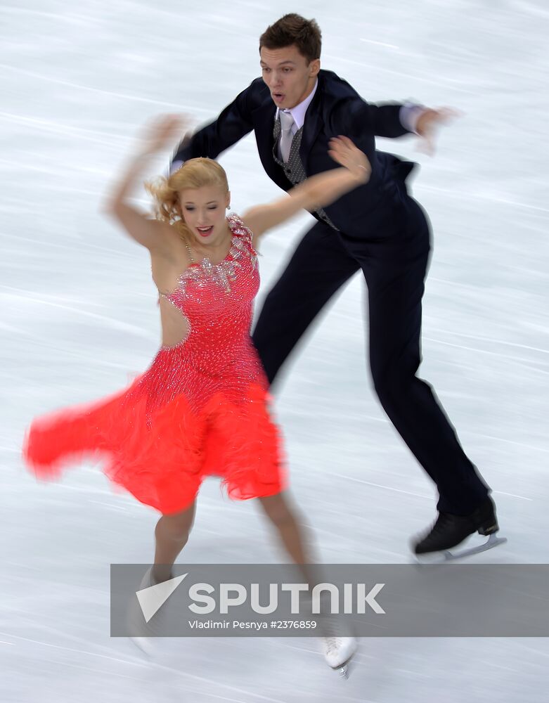 2014 Winter Olympics. Figure skating. Ice dance. Short program