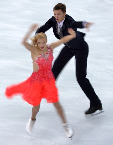 2014 Winter Olympics. Figure skating. Ice dance. Short program