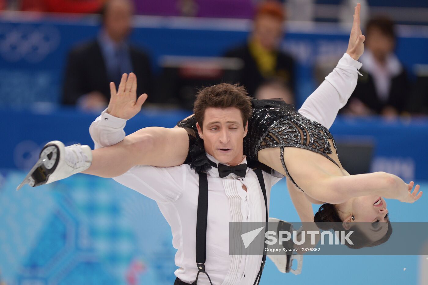 2014 Winter Olympics. Figure skating. Ice dance. Short program