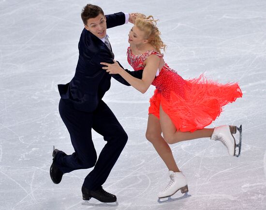 2014 Winter Olympics. Figure skating. Ice dance. Short program