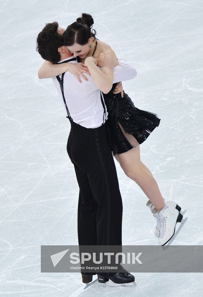 2014 Winter Olympics. Figure skating. Ice dance. Short program