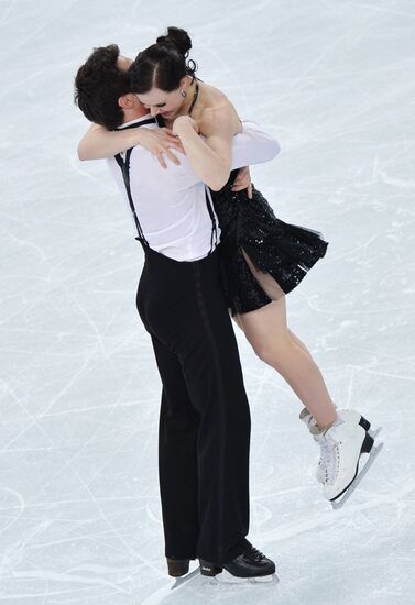 2014 Winter Olympics. Figure skating. Ice dance. Short program