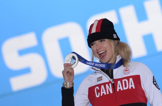 2014 Winter Olympics. Medal ceremony. Day Nine