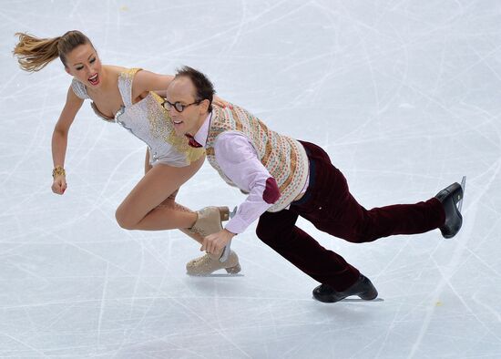 2014 Winter Olympics. Figure skating. Ice dance. Short program