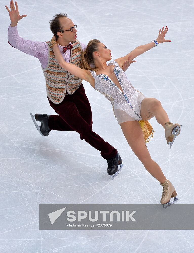 2014 Winter Olympics. Figure skating. Ice dance. Short program