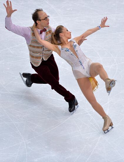 2014 Winter Olympics. Figure skating. Ice dance. Short program