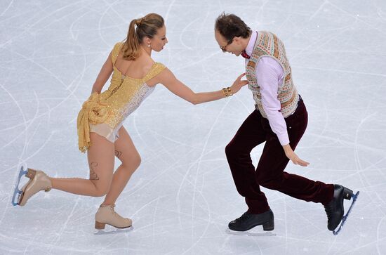 2014 Winter Olympics. Figure skating. Ice dance. Short program