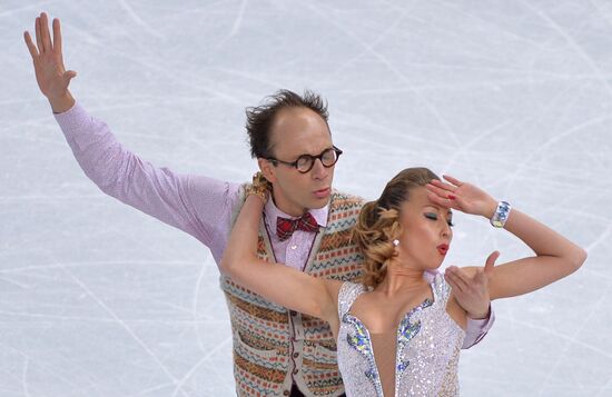 2014 Winter Olympics. Figure skating. Ice dance. Short program