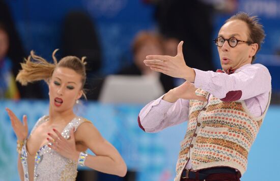 2014 Winter Olympics. Figure skating. Ice dance. Short program