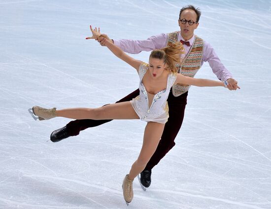 2014 Winter Olympics. Figure skating. Ice dance. Short program