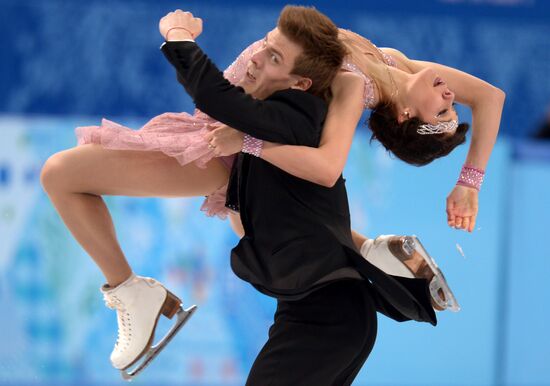 2014 Winter Olympics. Figure skating. Ice dance. Short program