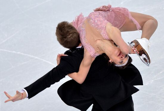 2014 Winter Olympics. Figure skating. Ice dance. Short program