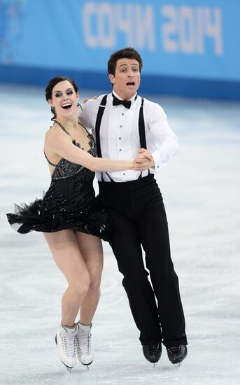 2014 Winter Olympics. Figure skating. Ice dance. Short program