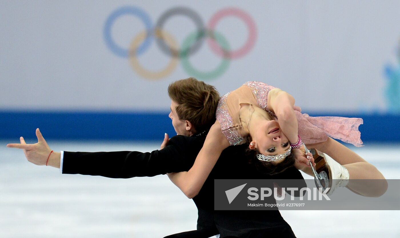 2014 Winter Olympics. Figure skating. Ice dance. Short program