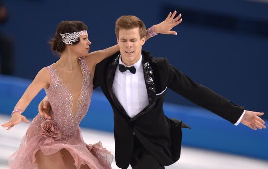 2014 Winter Olympics. Figure skating. Ice dance. Short program