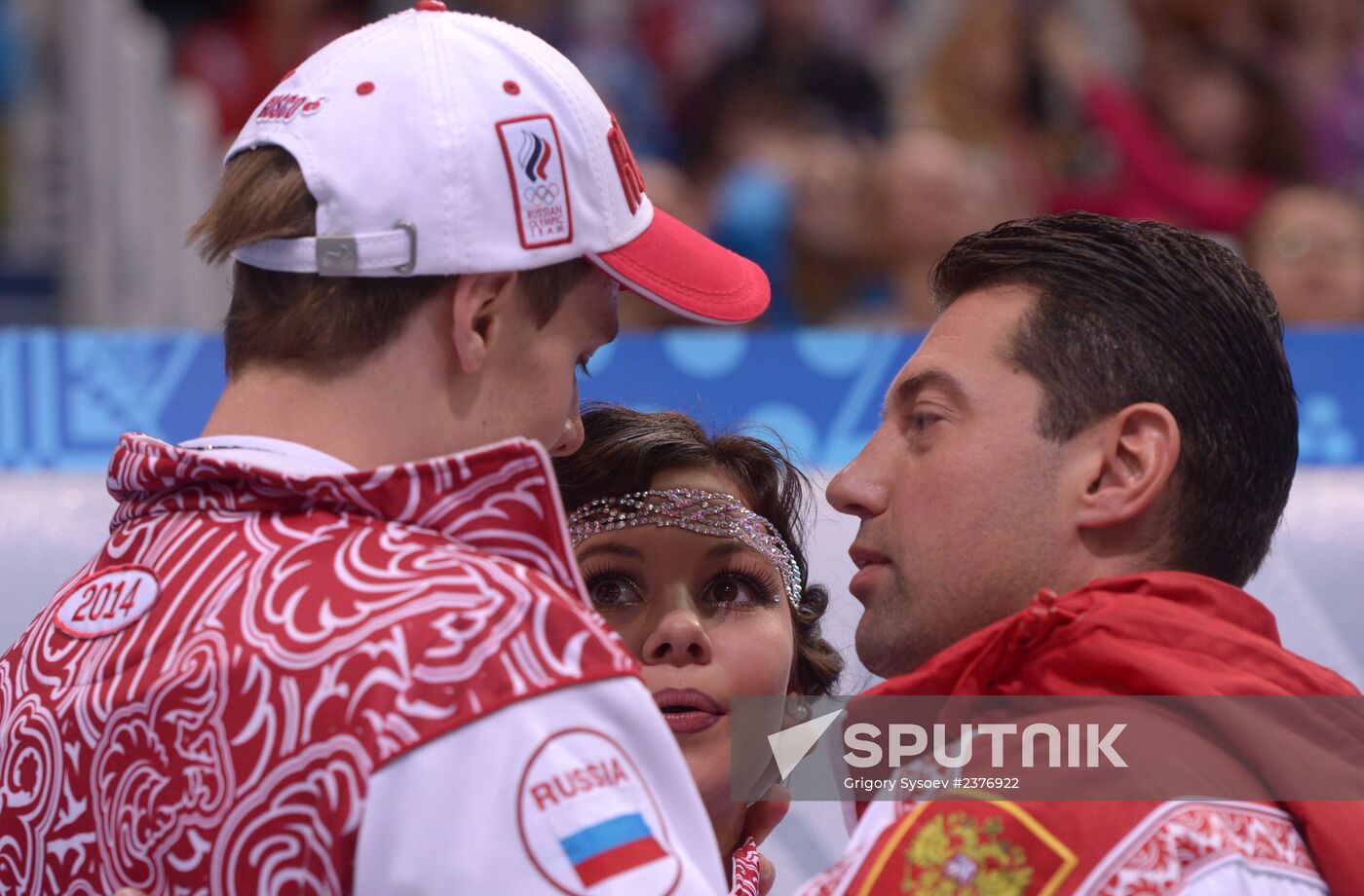 2014 Winter Olympics. Figure skating. Ice dance. Short program