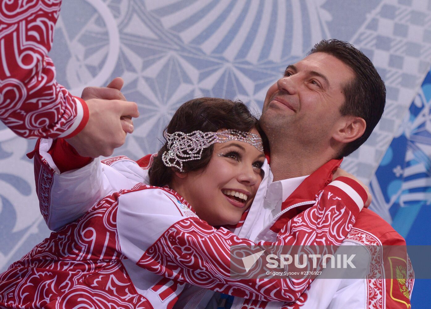 2014 Winter Olympics. Figure skating. Ice dance. Short program