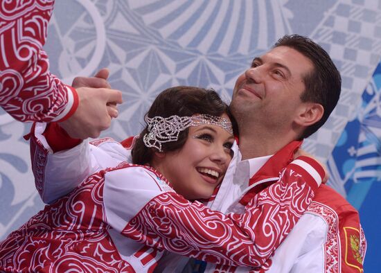 2014 Winter Olympics. Figure skating. Ice dance. Short program