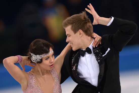 2014 Winter Olympics. Figure skating. Ice dance. Short program