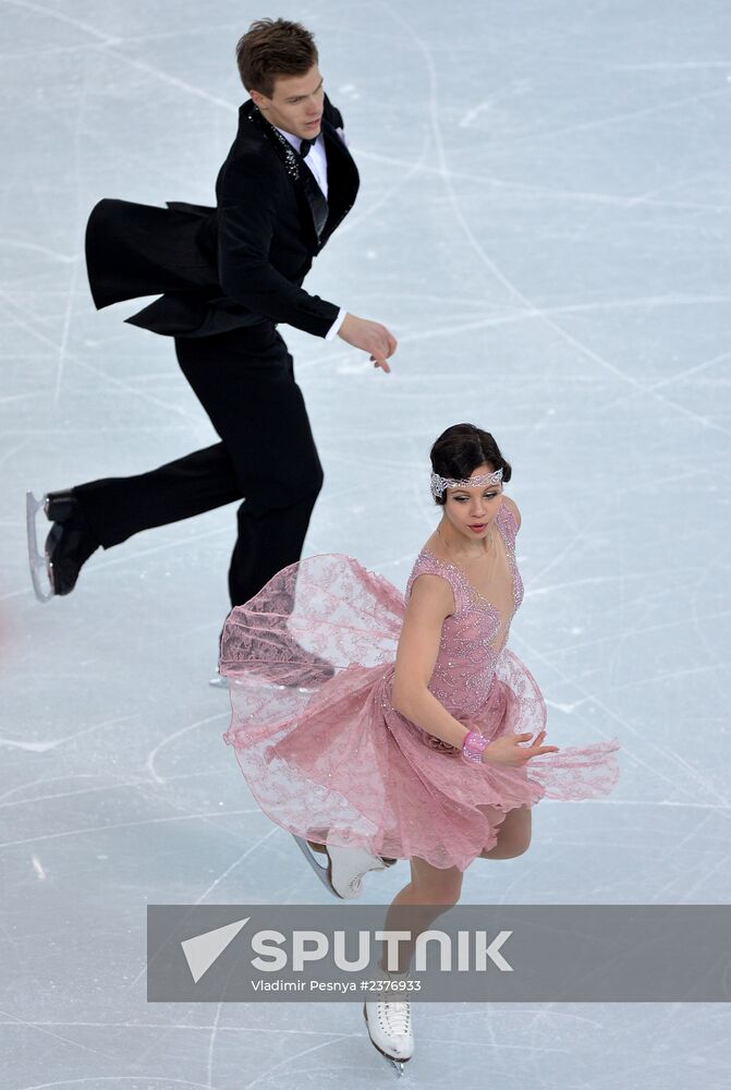 2014 Winter Olympics. Figure skating. Ice dance. Short program