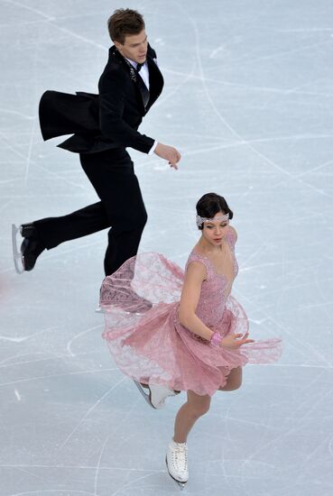 2014 Winter Olympics. Figure skating. Ice dance. Short program