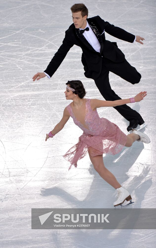 2014 Winter Olympics. Figure skating. Ice dance. Short program