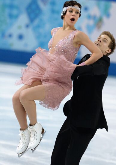 2014 Winter Olympics. Figure skating. Ice dance. Short program