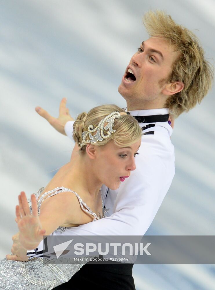 2014 Winter Olympics. Figure skating. Ice dance. Short program