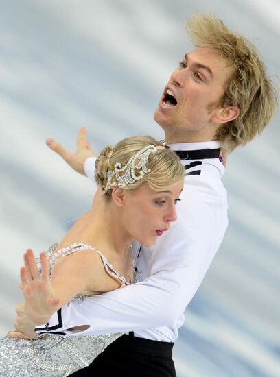 2014 Winter Olympics. Figure skating. Ice dance. Short program