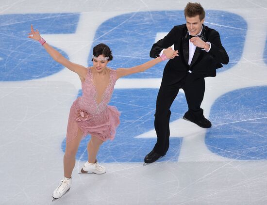 2014 Winter Olympics. Figure skating. Ice dance. Short program