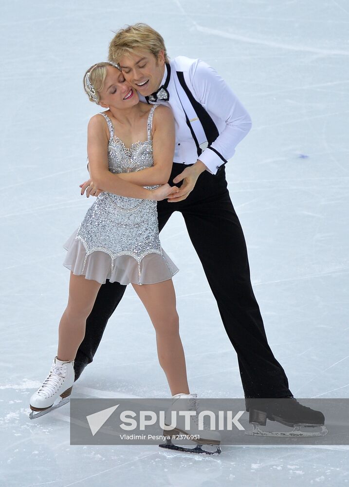 2014 Winter Olympics. Figure skating. Ice dance. Short program