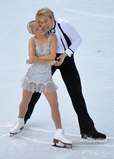 2014 Winter Olympics. Figure skating. Ice dance. Short program