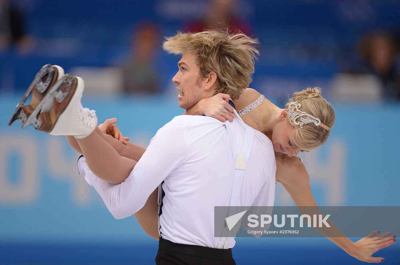 2014 Winter Olympics. Figure skating. Ice dance. Short program