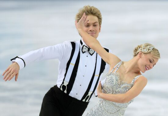 2014 Winter Olympics. Figure skating. Ice dance. Short program
