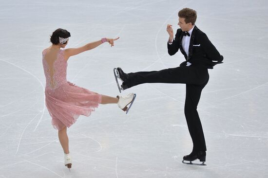 2014 Winter Olympics. Figure skating. Ice dance. Short program