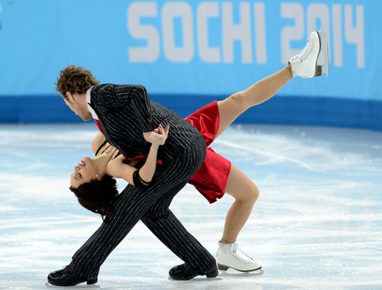2014 Winter Olympics. Figure skating. Ice dance. Short program