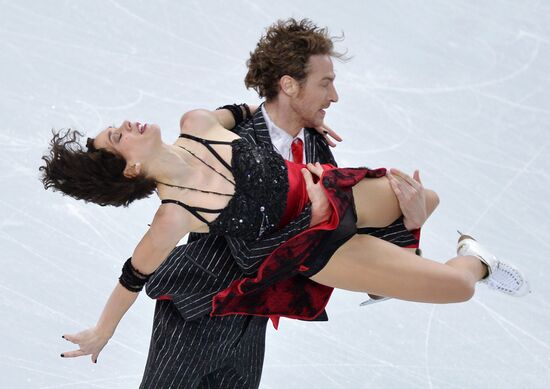 2014 Winter Olympics. Figure skating. Ice dance. Short program