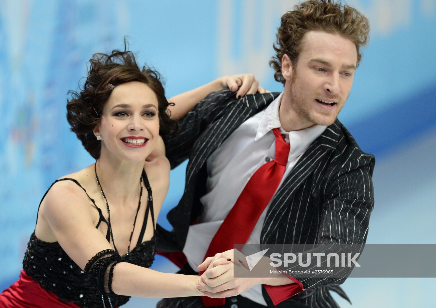 2014 Winter Olympics. Figure skating. Ice dance. Short program