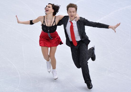 2014 Winter Olympics. Figure skating. Ice dance. Short program
