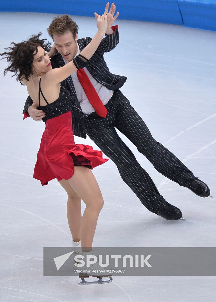 2014 Winter Olympics. Figure skating. Ice dance. Short program