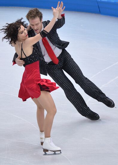2014 Winter Olympics. Figure skating. Ice dance. Short program