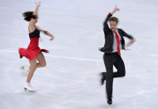 2014 Winter Olympics. Figure skating. Ice dance. Short program