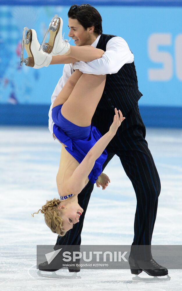 2014 Winter Olympics. Figure skating. Ice dance. Short program