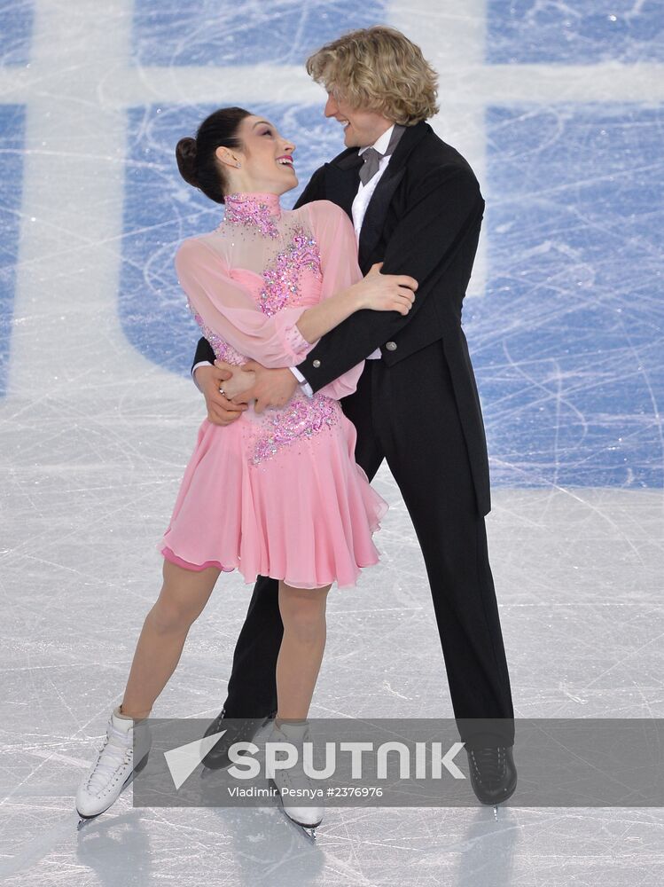 2014 Winter Olympics. Figure skating. Ice dance. Short program