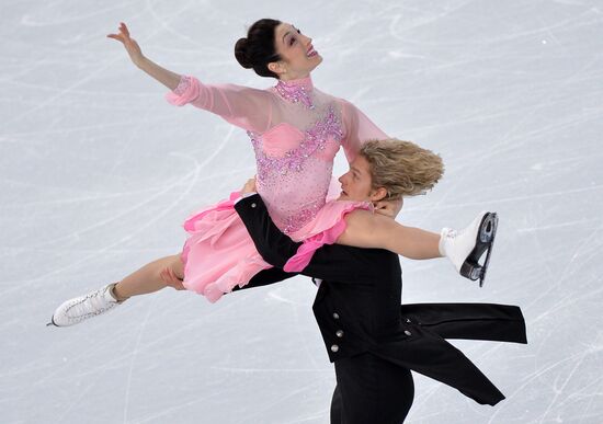 2014 Winter Olympics. Figure skating. Ice dance. Short program