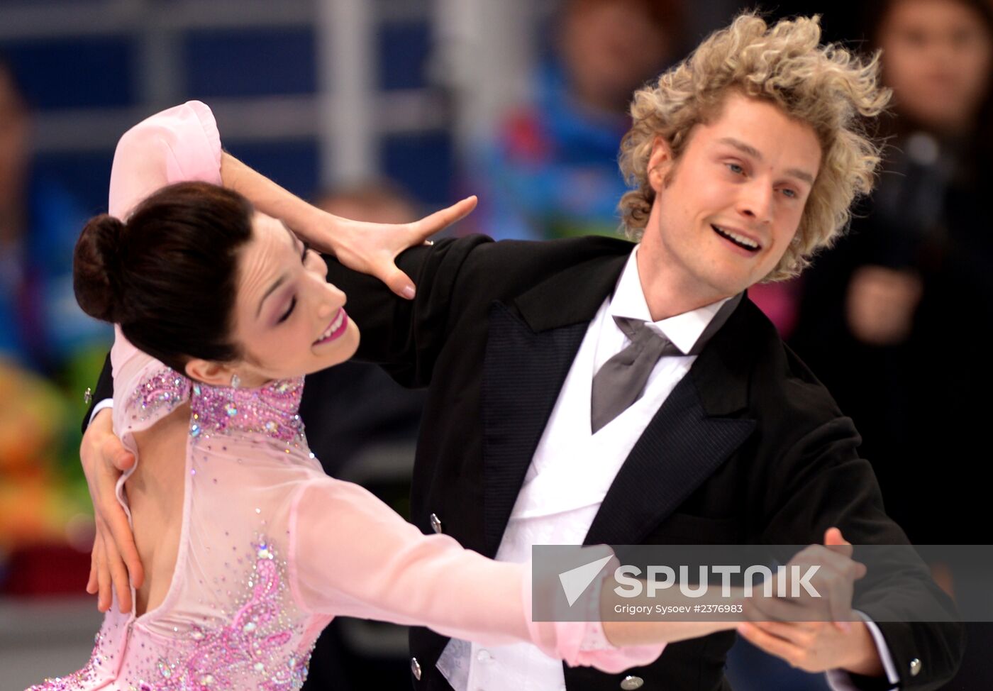 2014 Winter Olympics. Figure skating. Ice dance. Short program