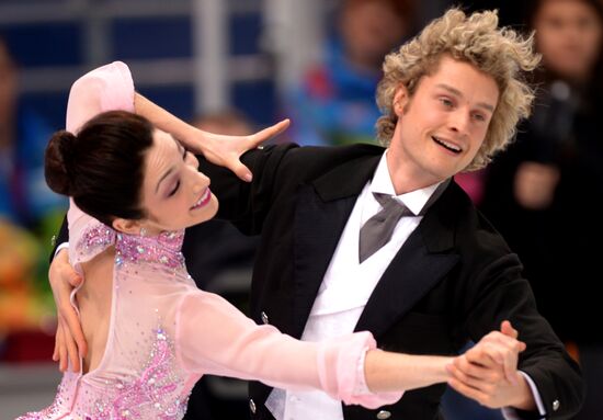 2014 Winter Olympics. Figure skating. Ice dance. Short program