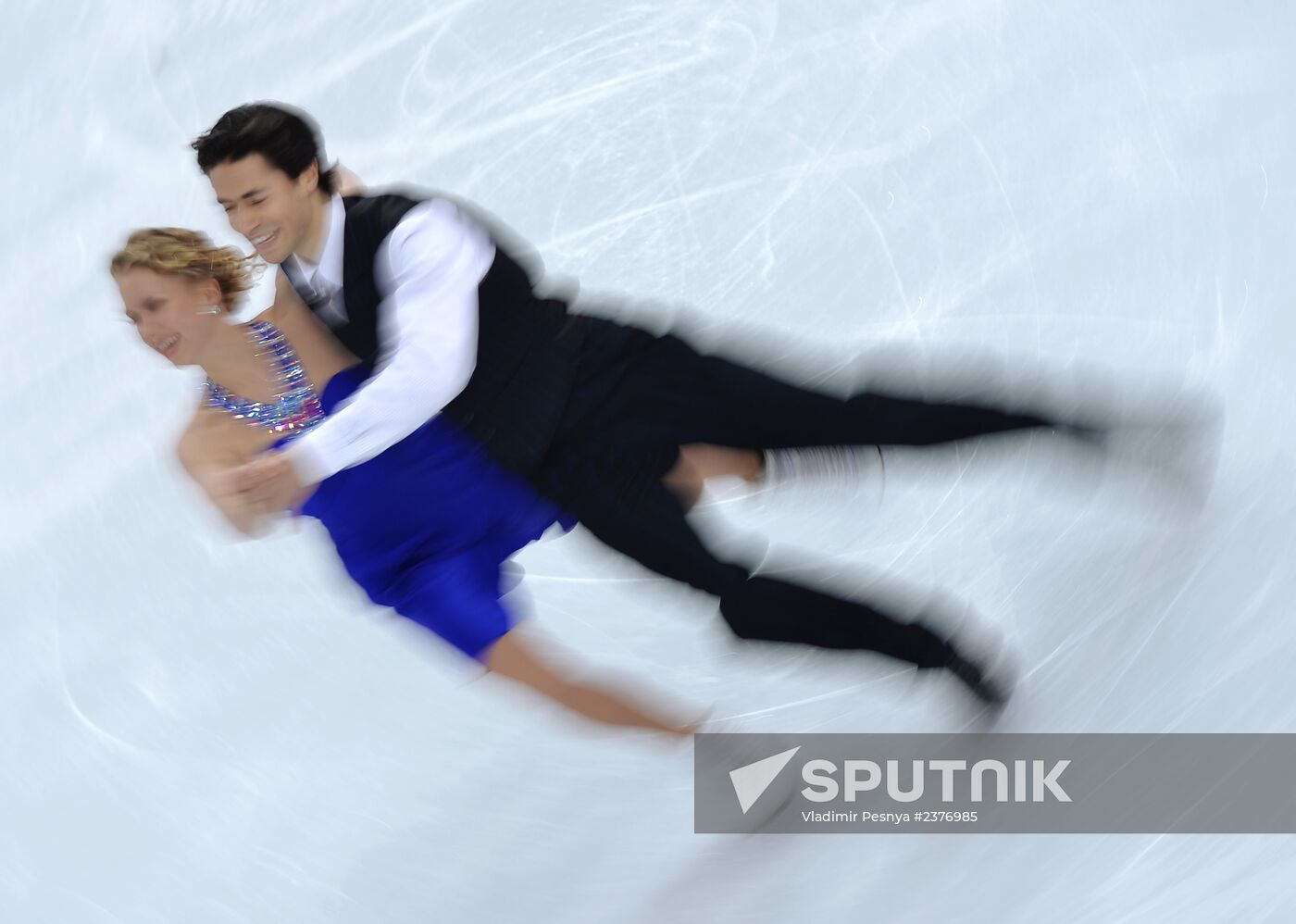 2014 Winter Olympics. Figure skating. Ice dance. Short program