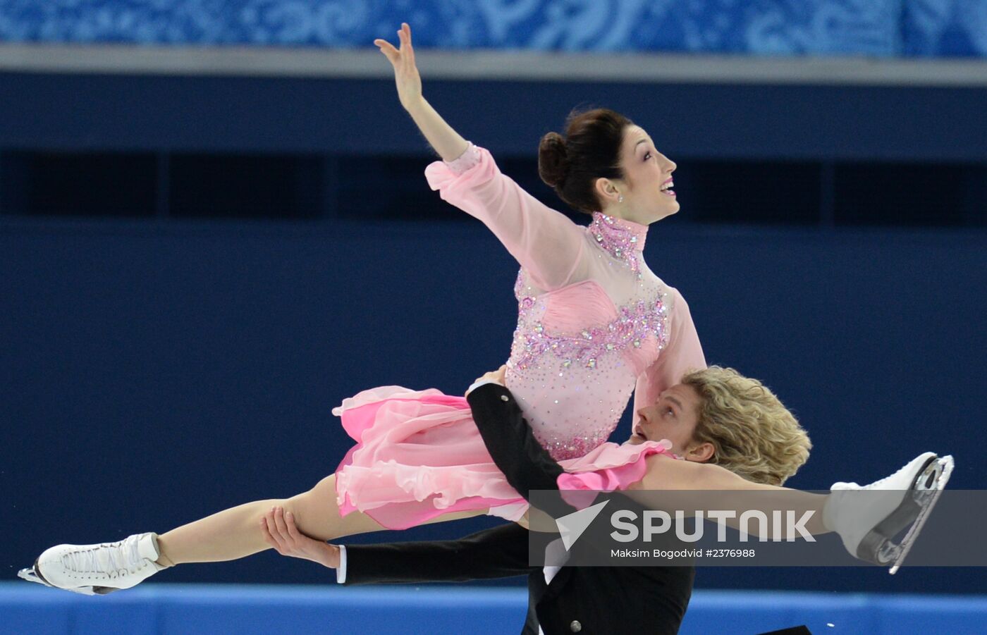 2014 Winter Olympics. Figure skating. Ice dance. Short program