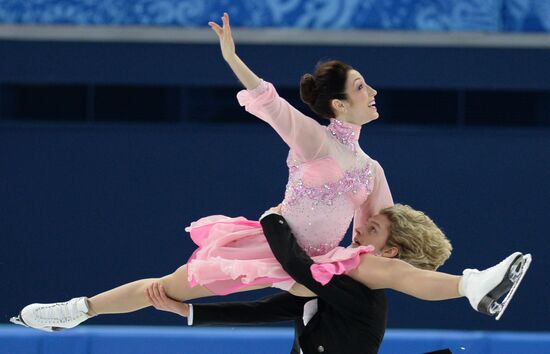 2014 Winter Olympics. Figure skating. Ice dance. Short program